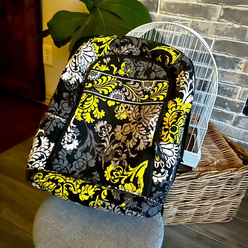 Vera Bradley backpack. Used once. Second pic is inside. Very clean.